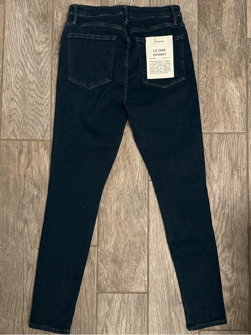 Frame Denim Le One Skinny Jeans - Dark Blue